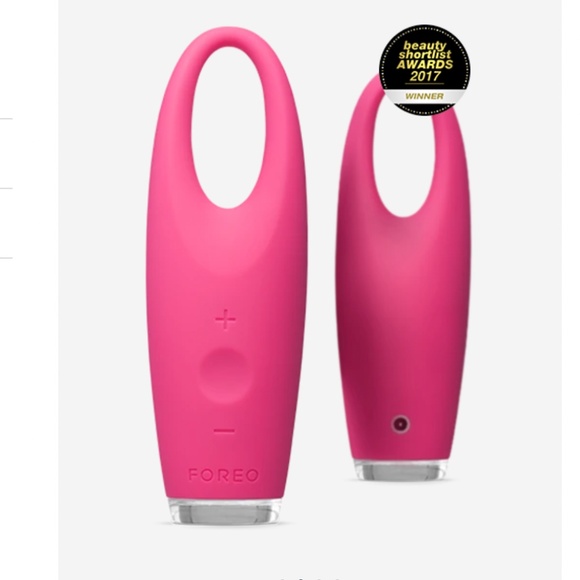 FOREO IRIS  Illuminating Eye Massager In Pink NWB - Picture 2 of 4